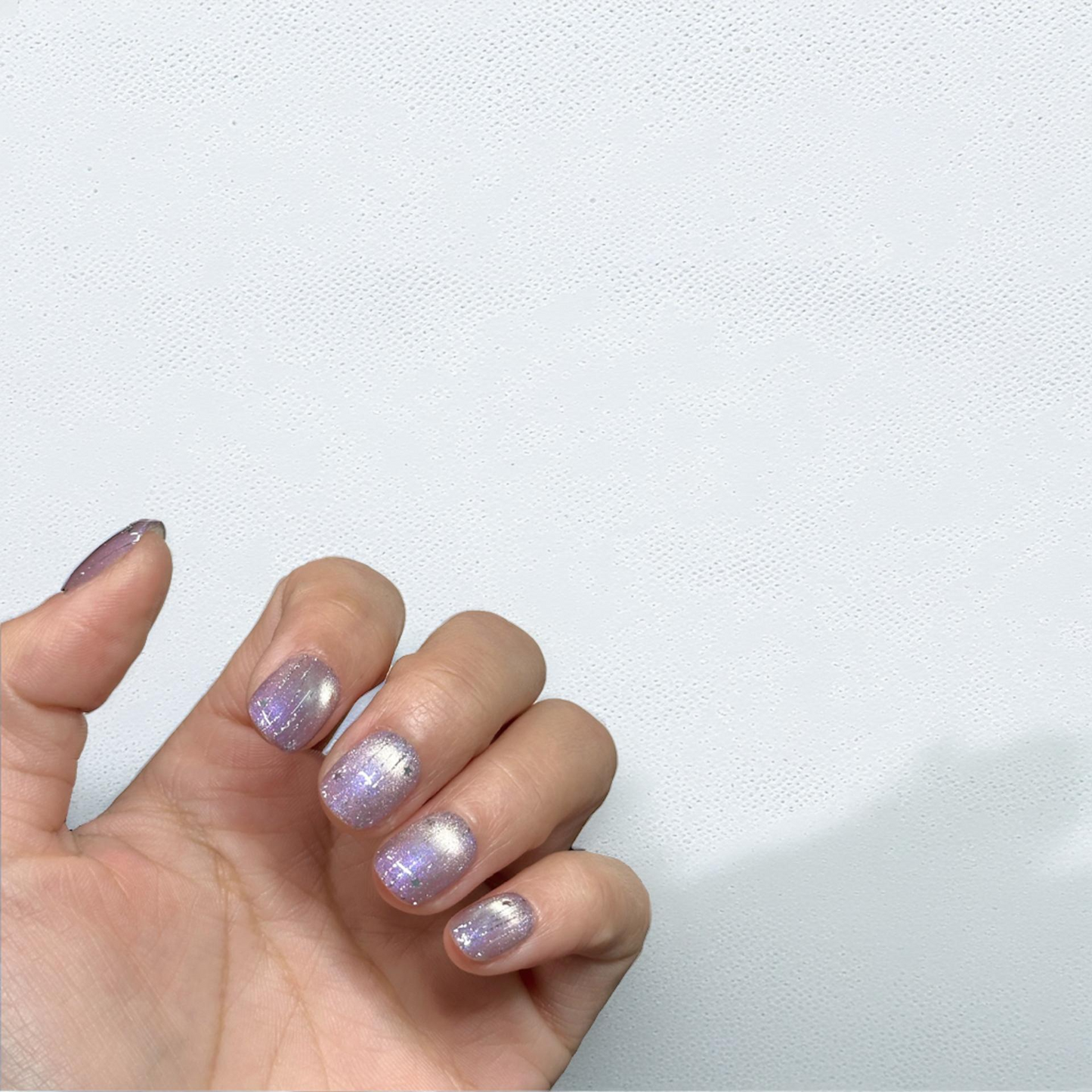 Clean Girl Iridescent Glazed Press-On Nails: The Opal Set