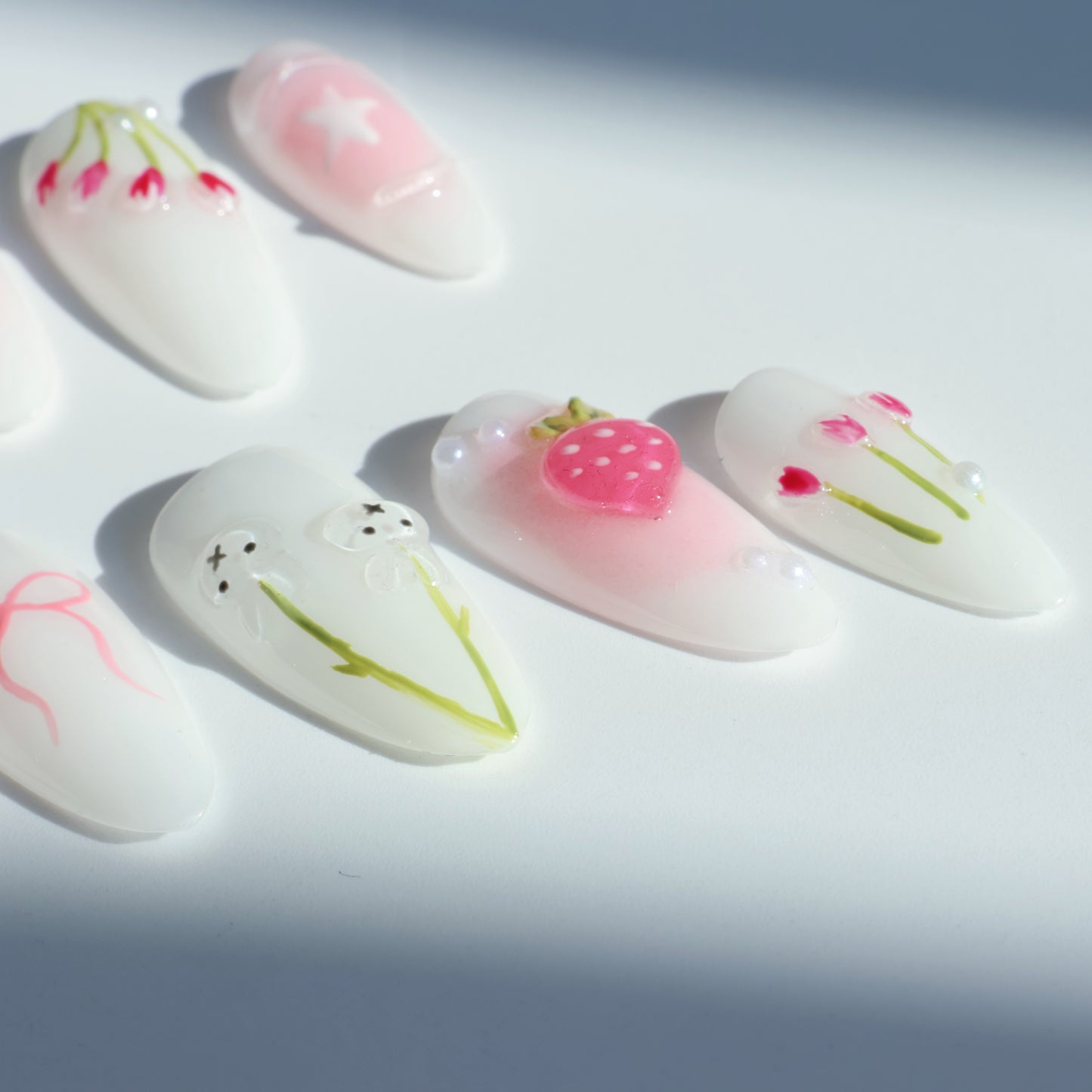 Sweet Spring Garden Press-On Nails