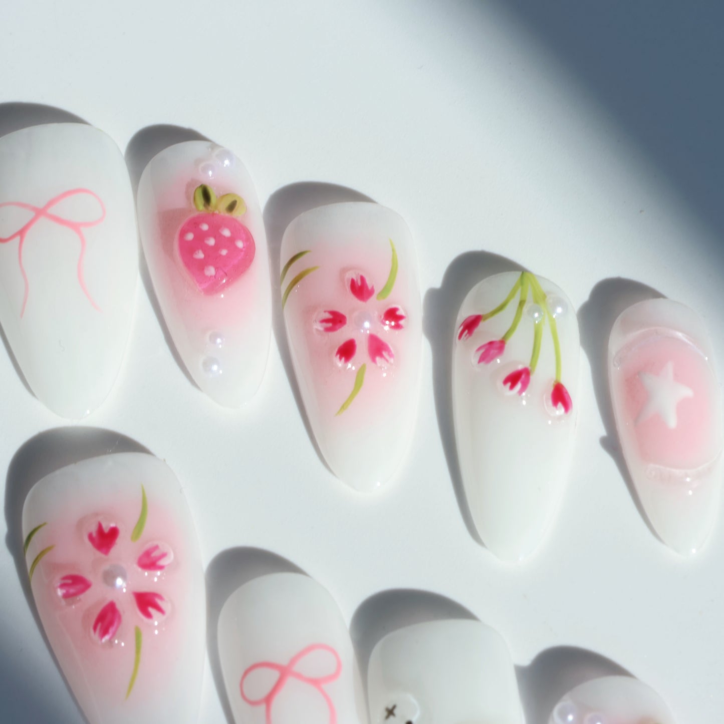 Sweet Spring Garden Press-On Nails
