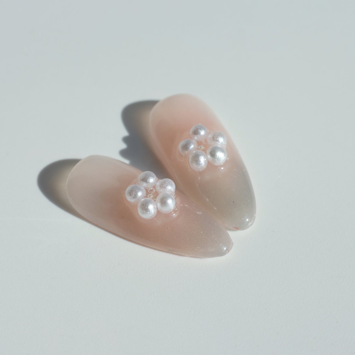 Elegant Pearl French Press-On Nails