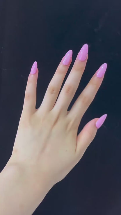 Clean Girl Shimmer Pink Press-On Nails: The Sweetheart Set