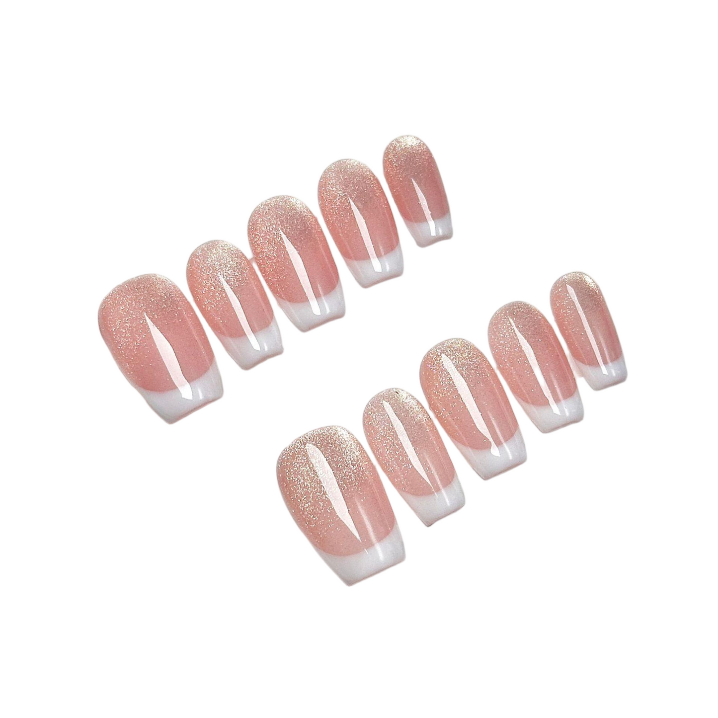 Clean Girl Nude French Press-On Nails: The Velvet Tip Set