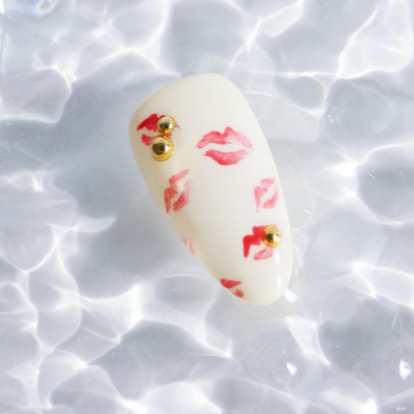 Cherry Kiss Leopard Glam Press-On Nails