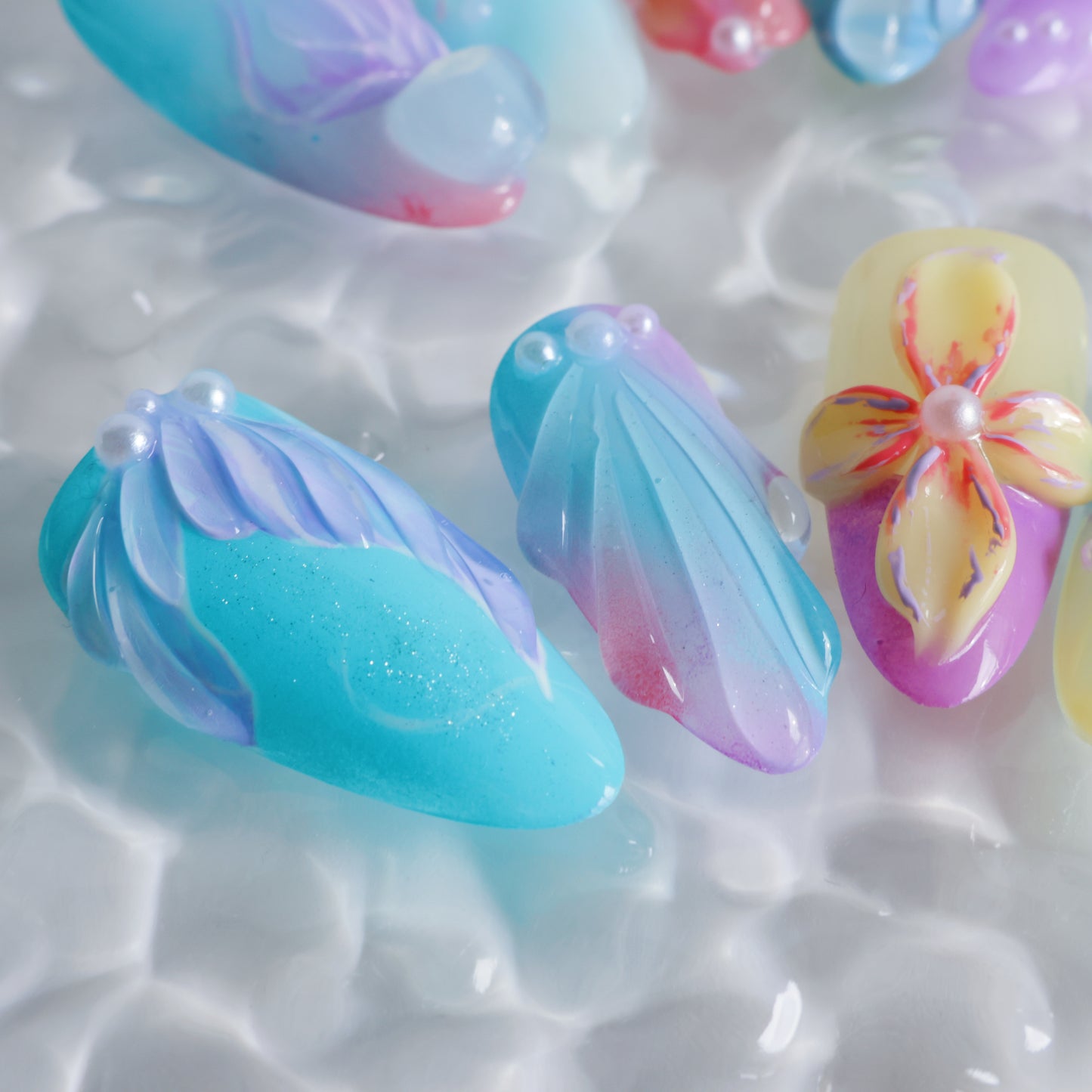 Mermaid Dream Pastel Press-On Nails
