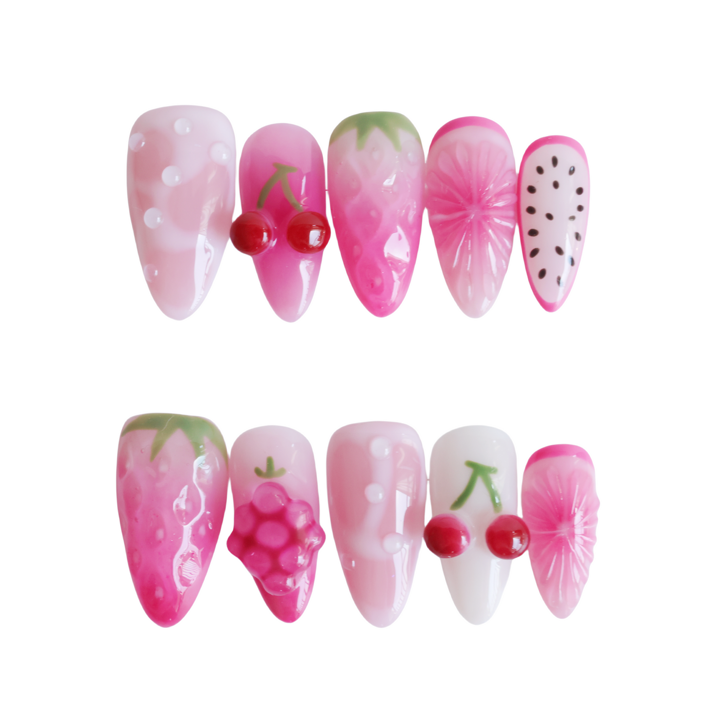 Berry Delight Fruit Press-On Nails
