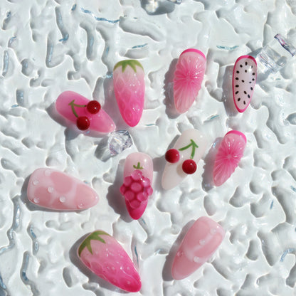 Berry Delight Fruit Press-On Nails
