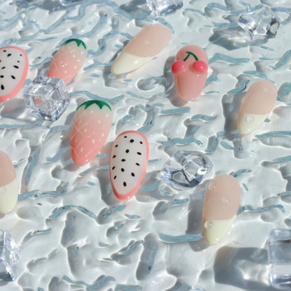Berry Fresh Garden Party Press-On Nails