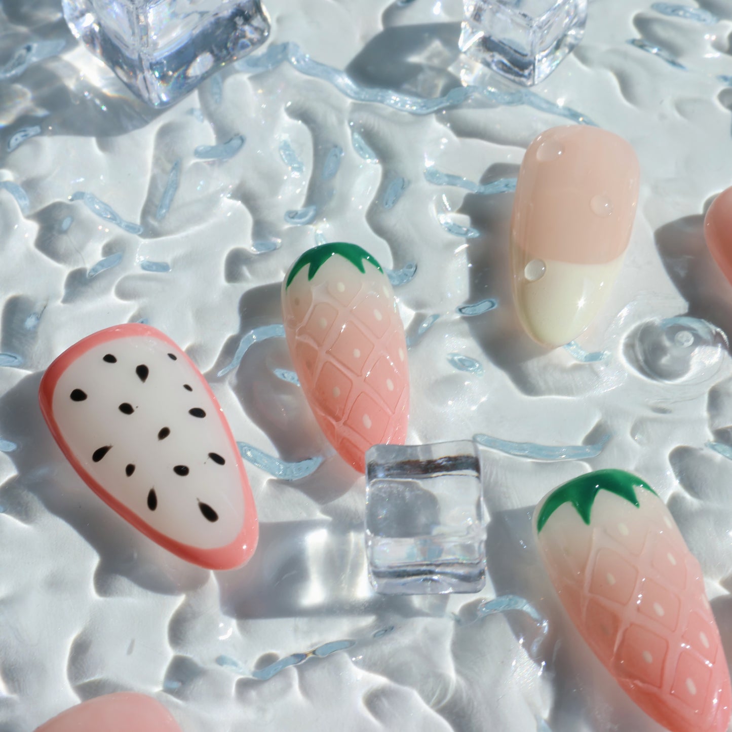 Berry Fresh Garden Party Press-On Nails