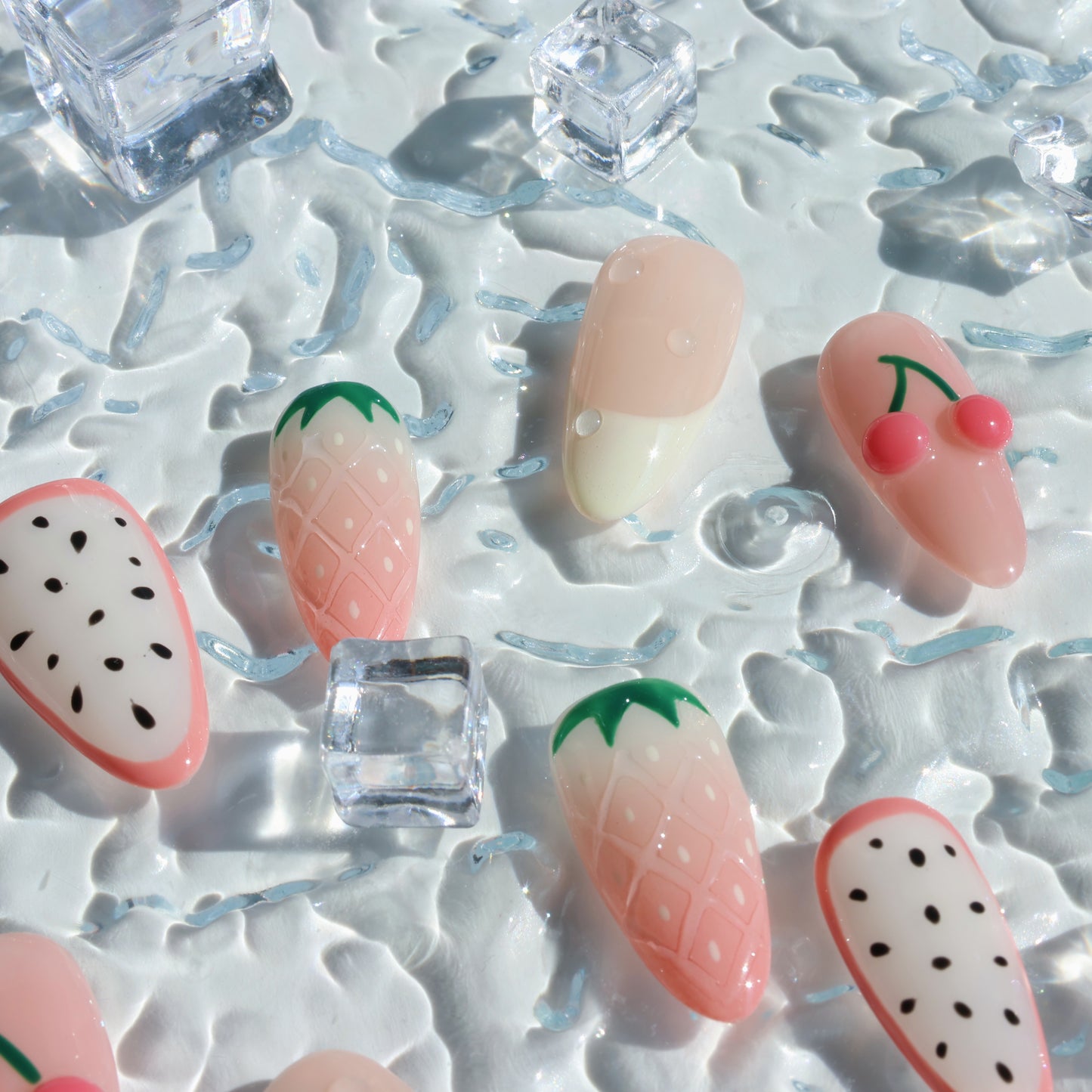 Berry Fresh Garden Party Press-On Nails