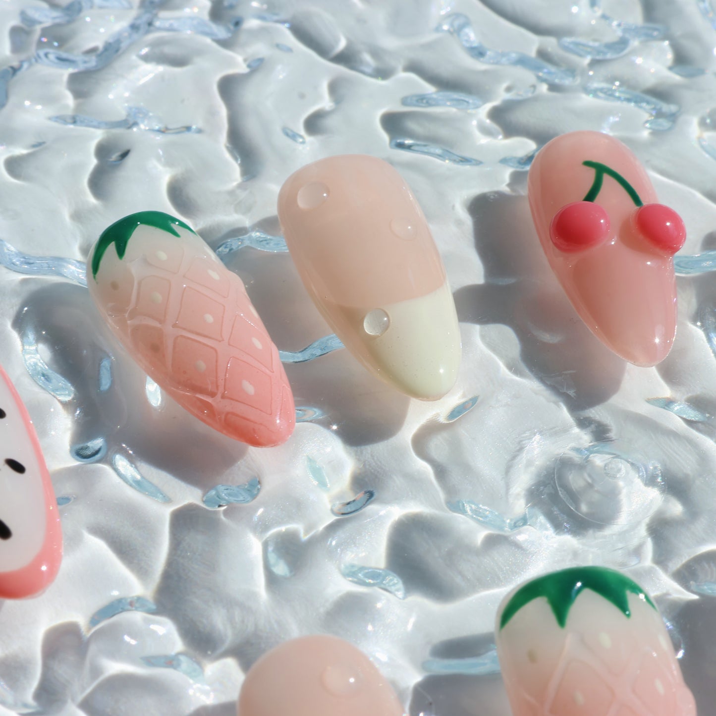 Berry Fresh Garden Party Press-On Nails