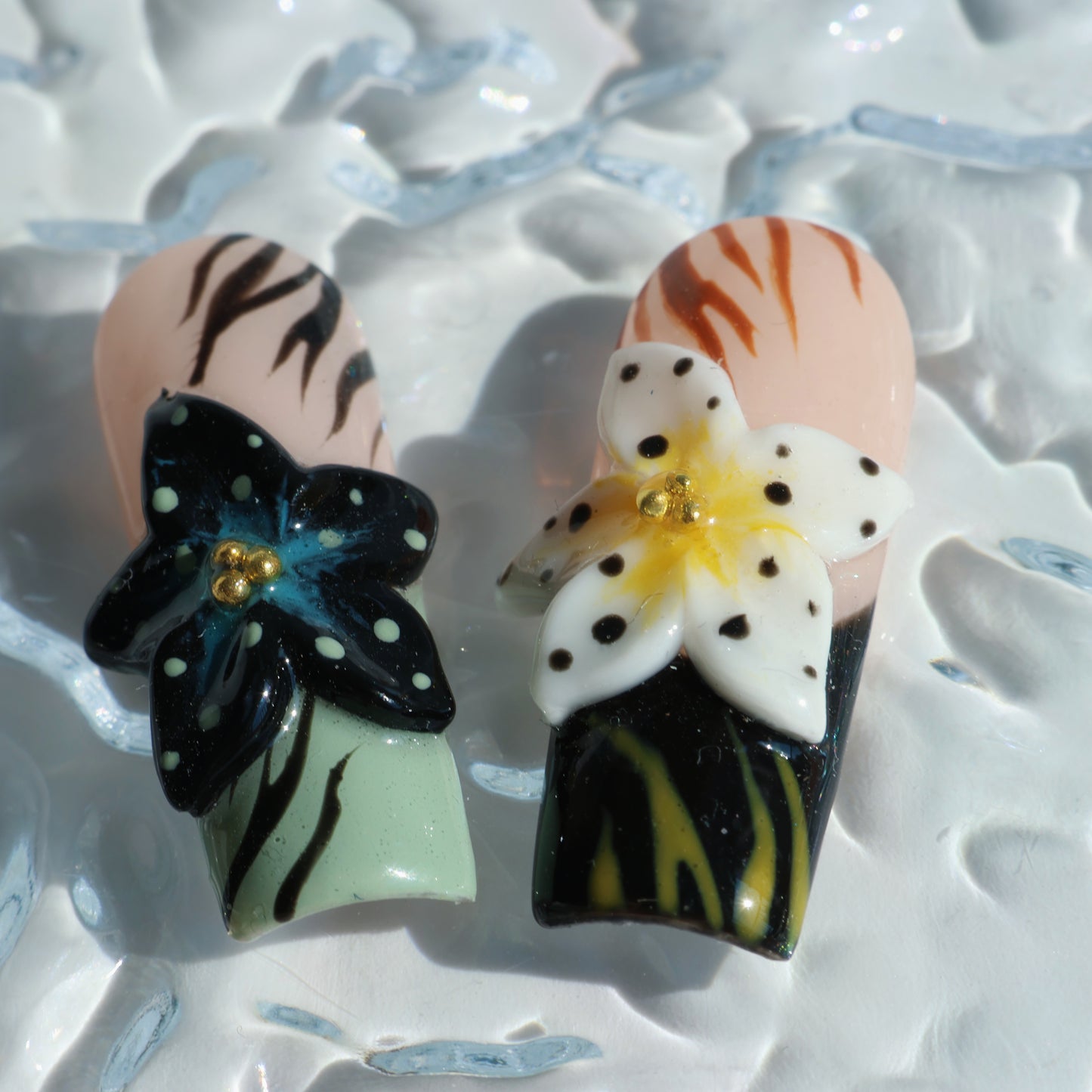 Tropical Paradise Sunset Press-On Nails