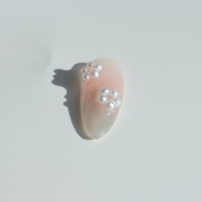 Elegant Pearl French Press-On Nails