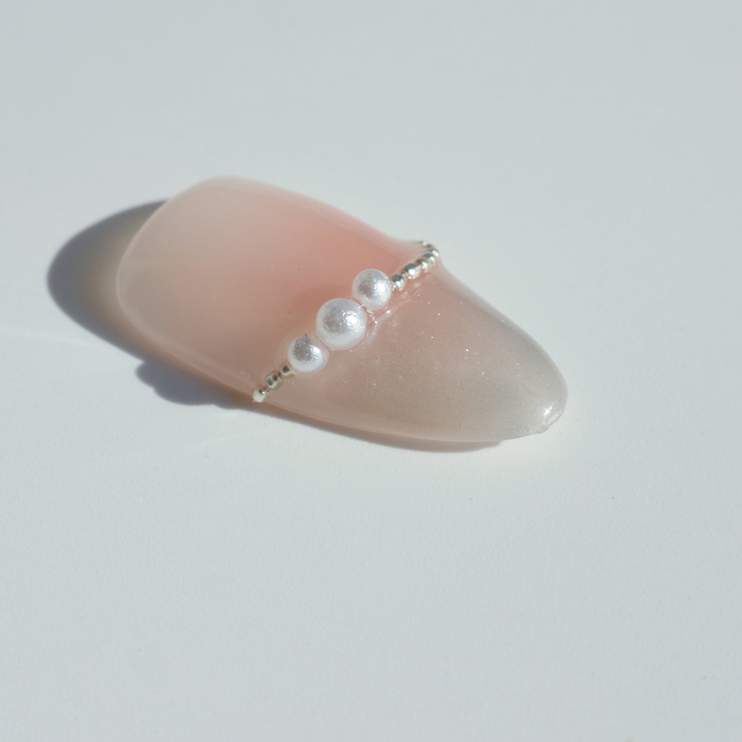 Elegant Pearl French Press-On Nails