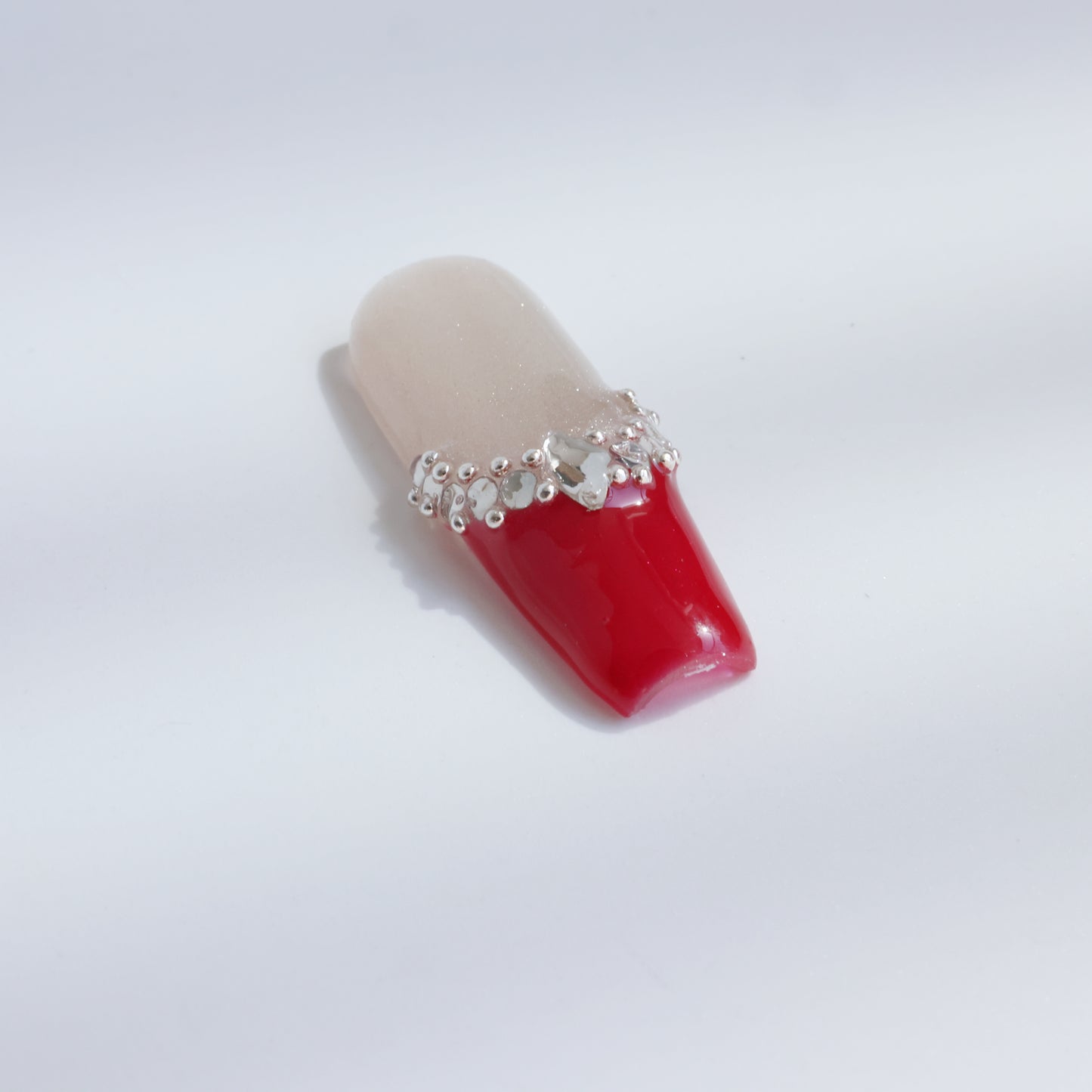 Romantic Heart French Press-On Nails