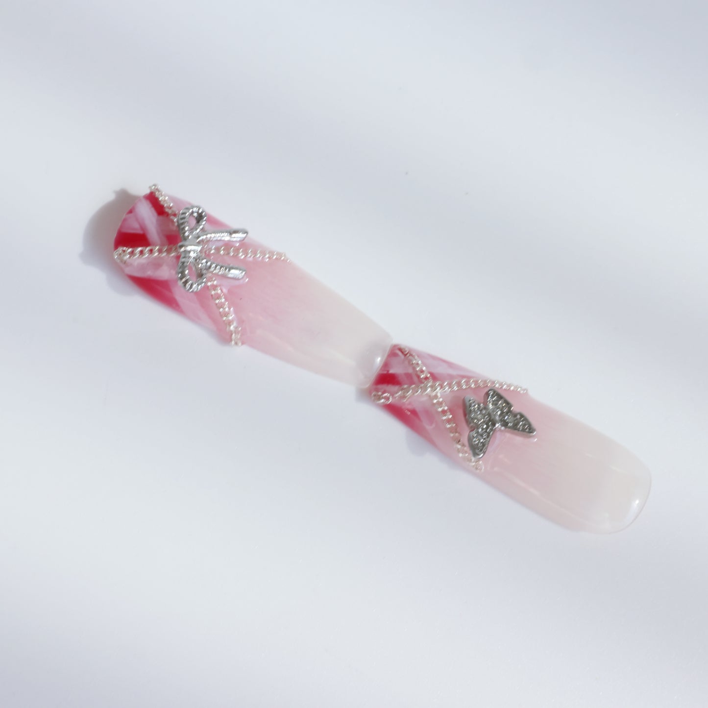 Romantic Heart French Press-On Nails