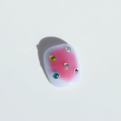 Cosmic Candy Pop Toe Press-On Nails