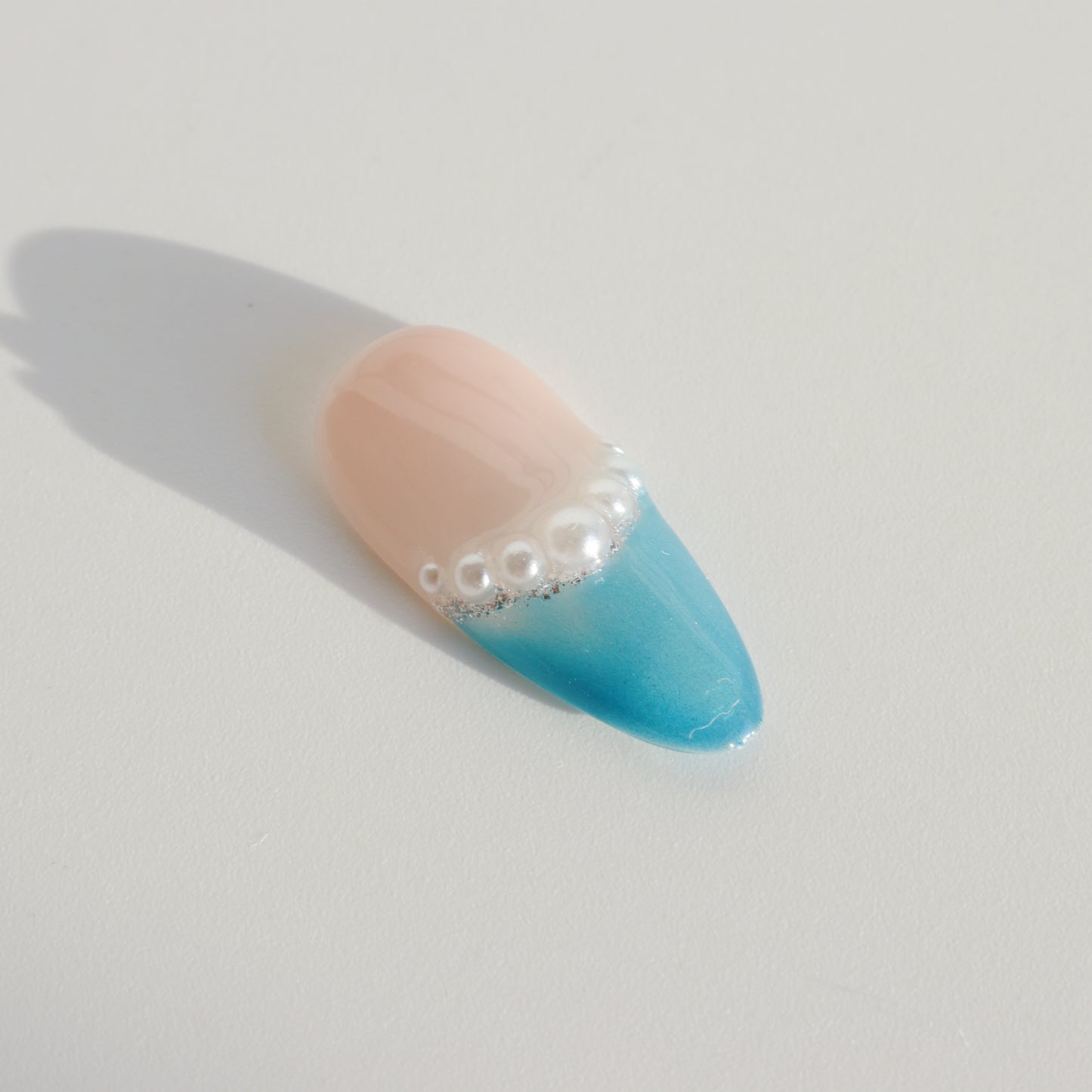 Ocean Breeze Mermaid Gem Press-On Nails