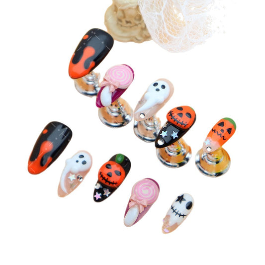 Halloween Spooky & Sweet Press-On Nails: The Trick-or-Treat Set