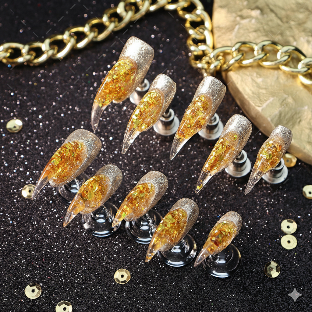 Halloween Spooky Chic Press-On Nails: The Ultimate Horror Set