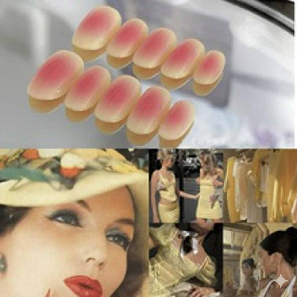 Clean Girl Blushing Ombre Press-On Nails - Soft Pink & Nude Gradient Manicure