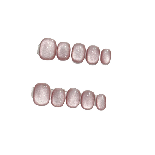 Clean Girl Glazed Pink Press-On Nails: The Everyday Set